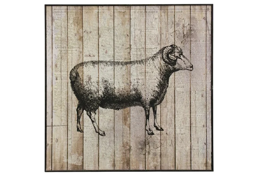 Wall Décor Farm Life II Print by StyleCraft at Esprit Decor Home Furnishings